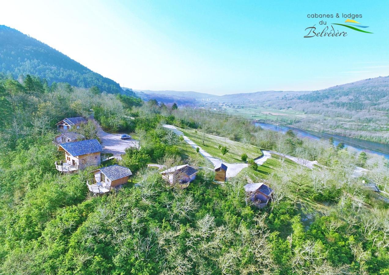 Cabanes et Lodges du Belvedere Serrieres-sur-Ain Eksteriør billede